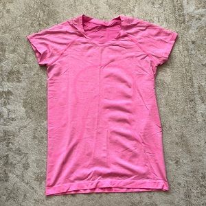 Lululemon Swiftly short sleeve in Neon Pink